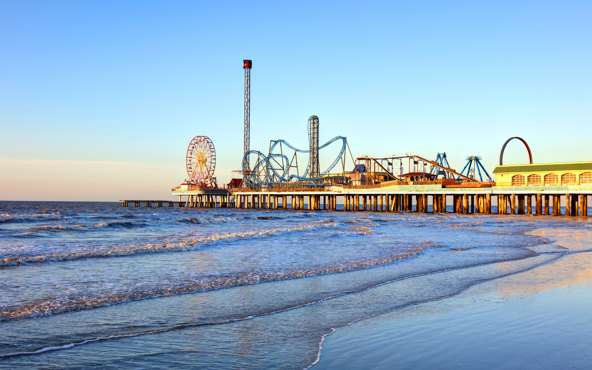 Galveston , Texas boardwalk
