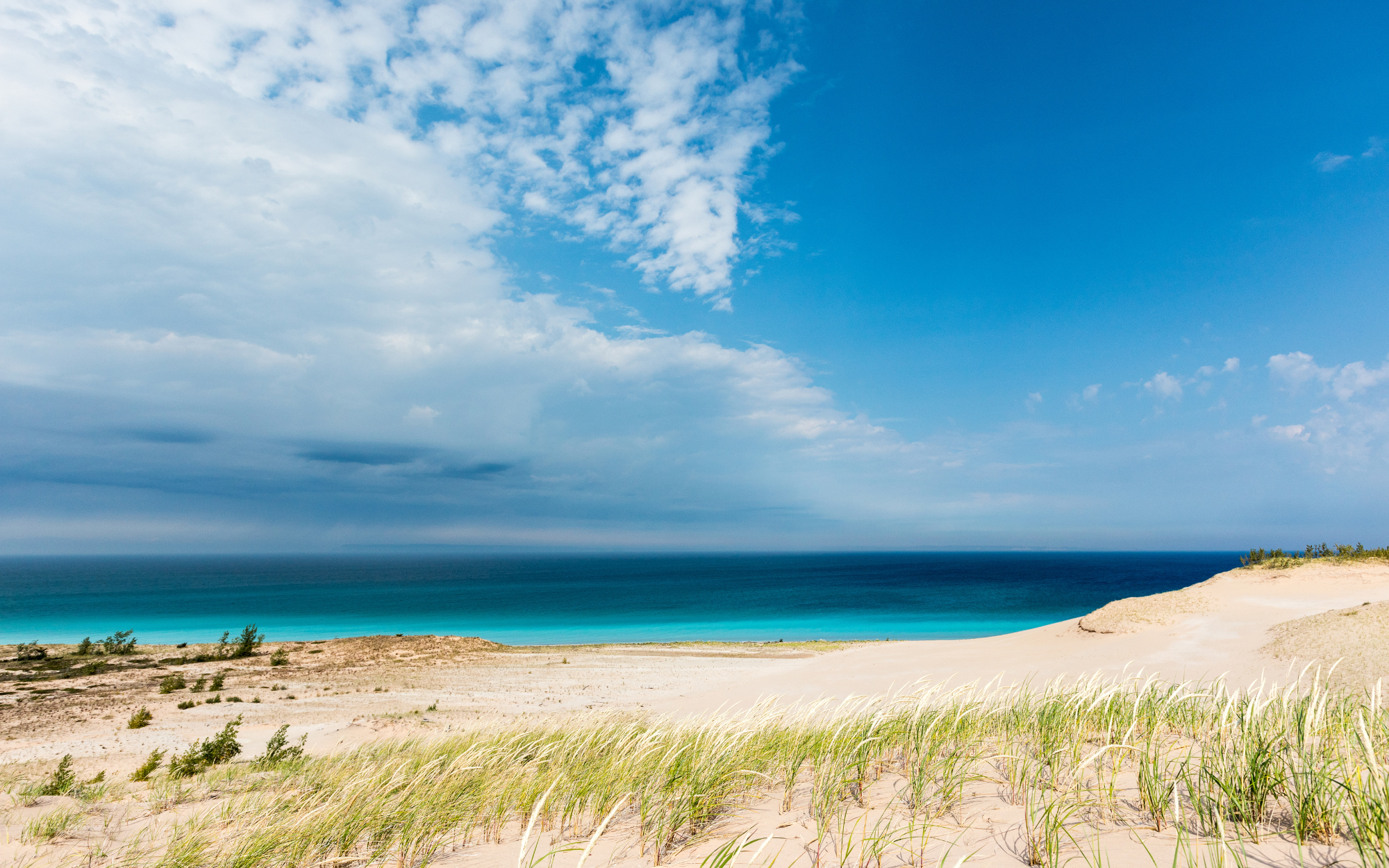 Sleeping bear dunes in Traverse city michigan