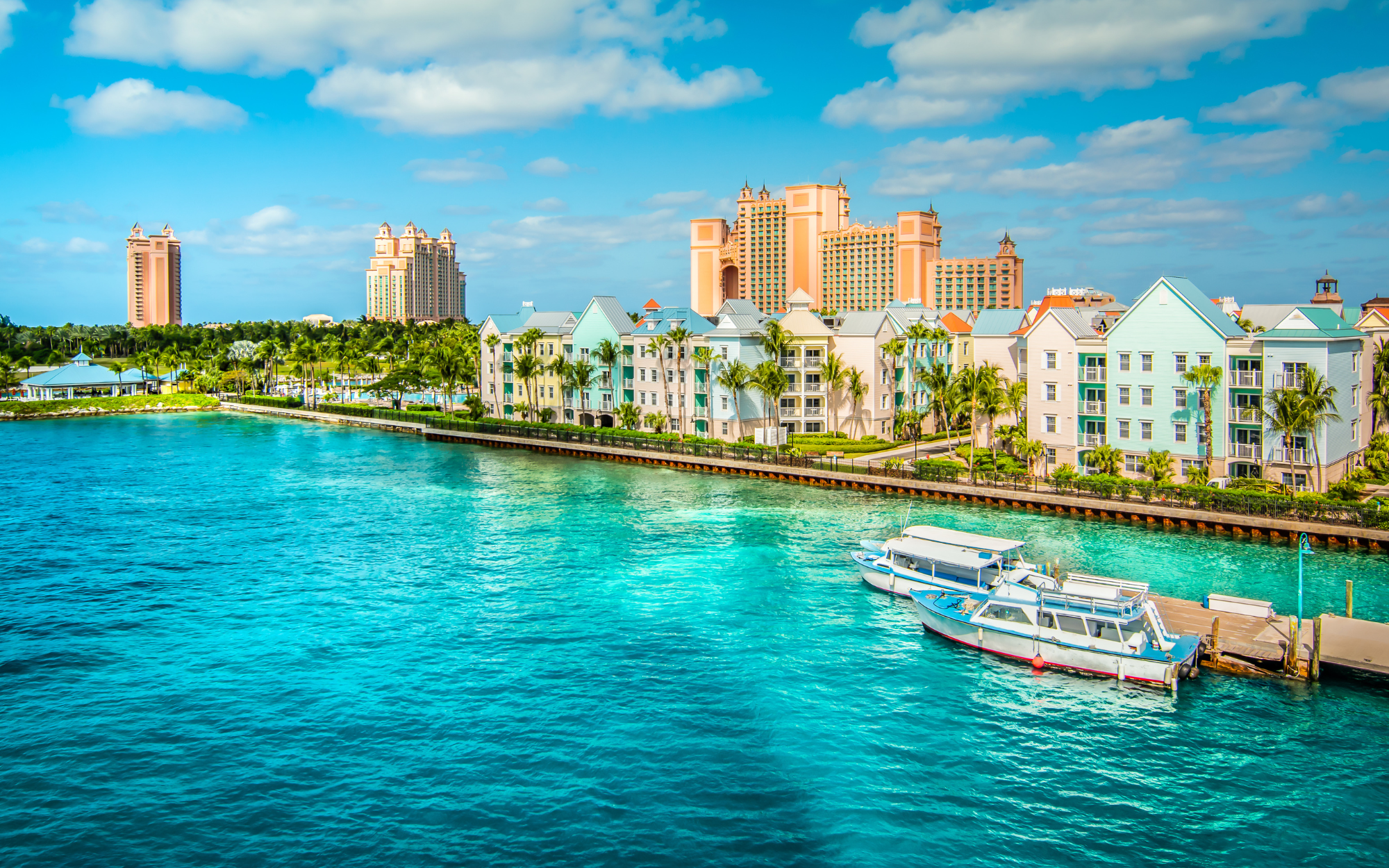 Bahamas with the Atlantis Hotel in the background