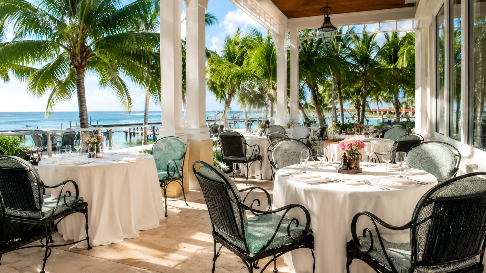 View from Latitudes Restaurant on Sunset Key.