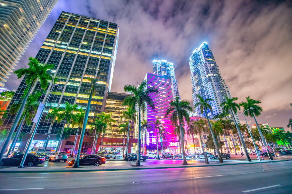 Skyline in Miami