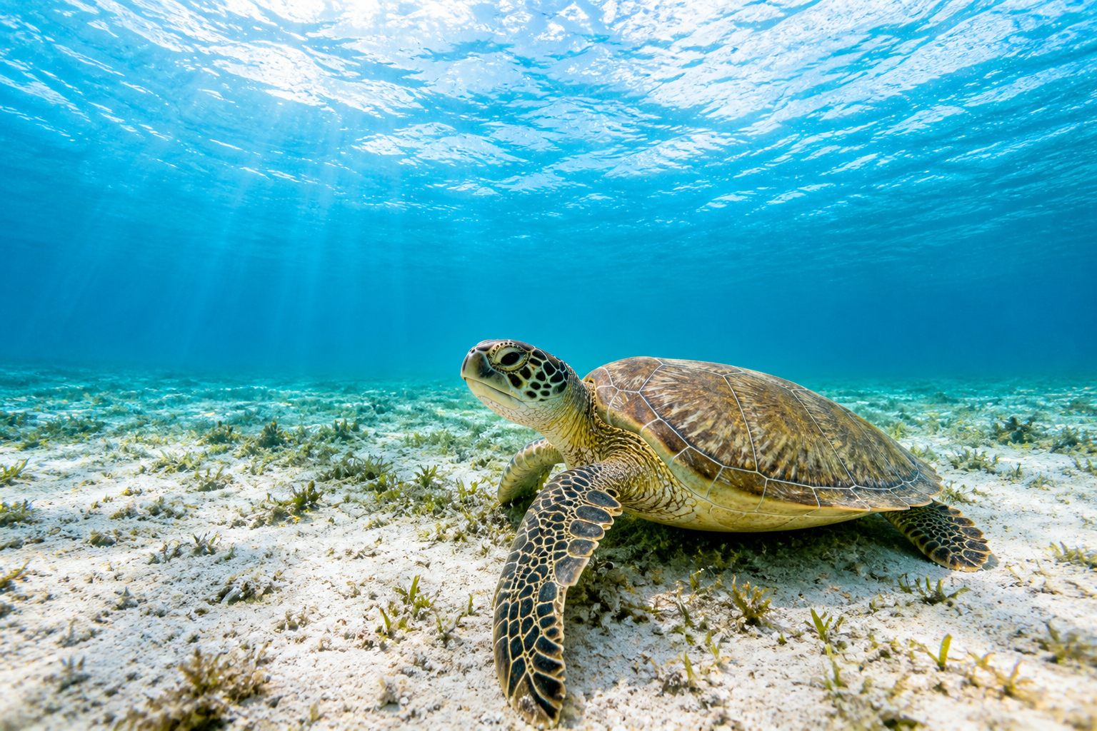 Sea turtle in the Florida Keys