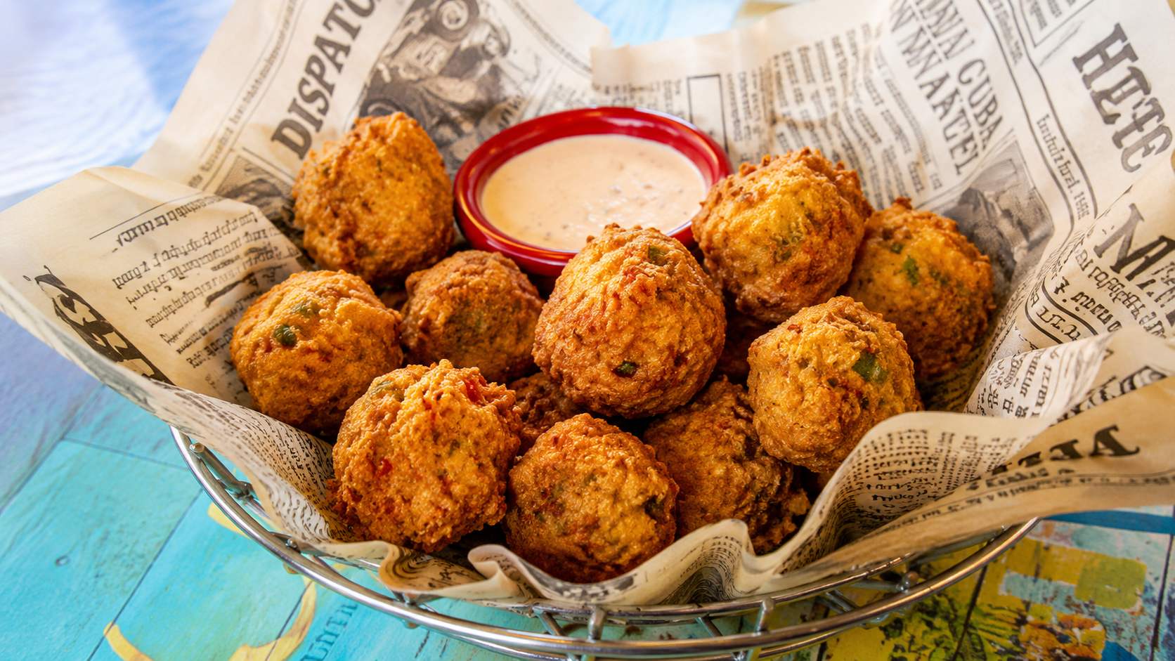 Key West Original Conch Fritters is right off Mallory Square.