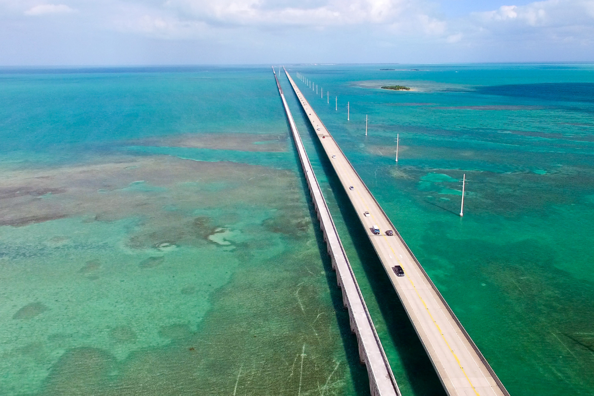 7 mile bridge connecting Marathon to the lower keys