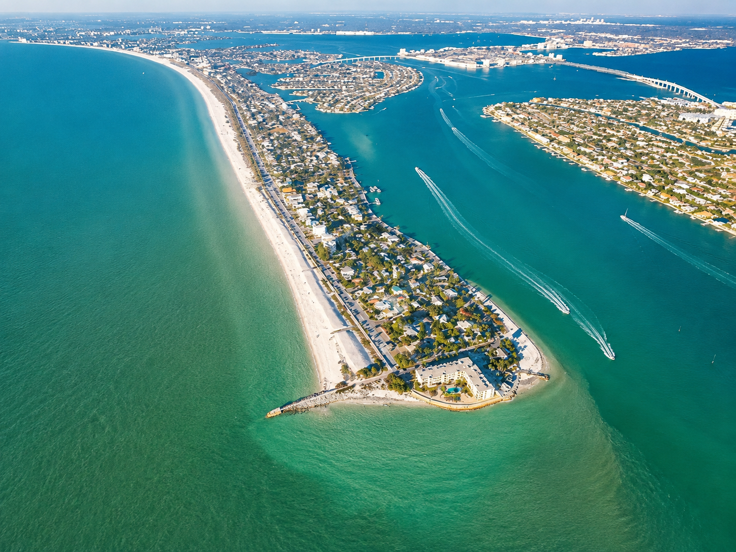 St Pete Beach from above