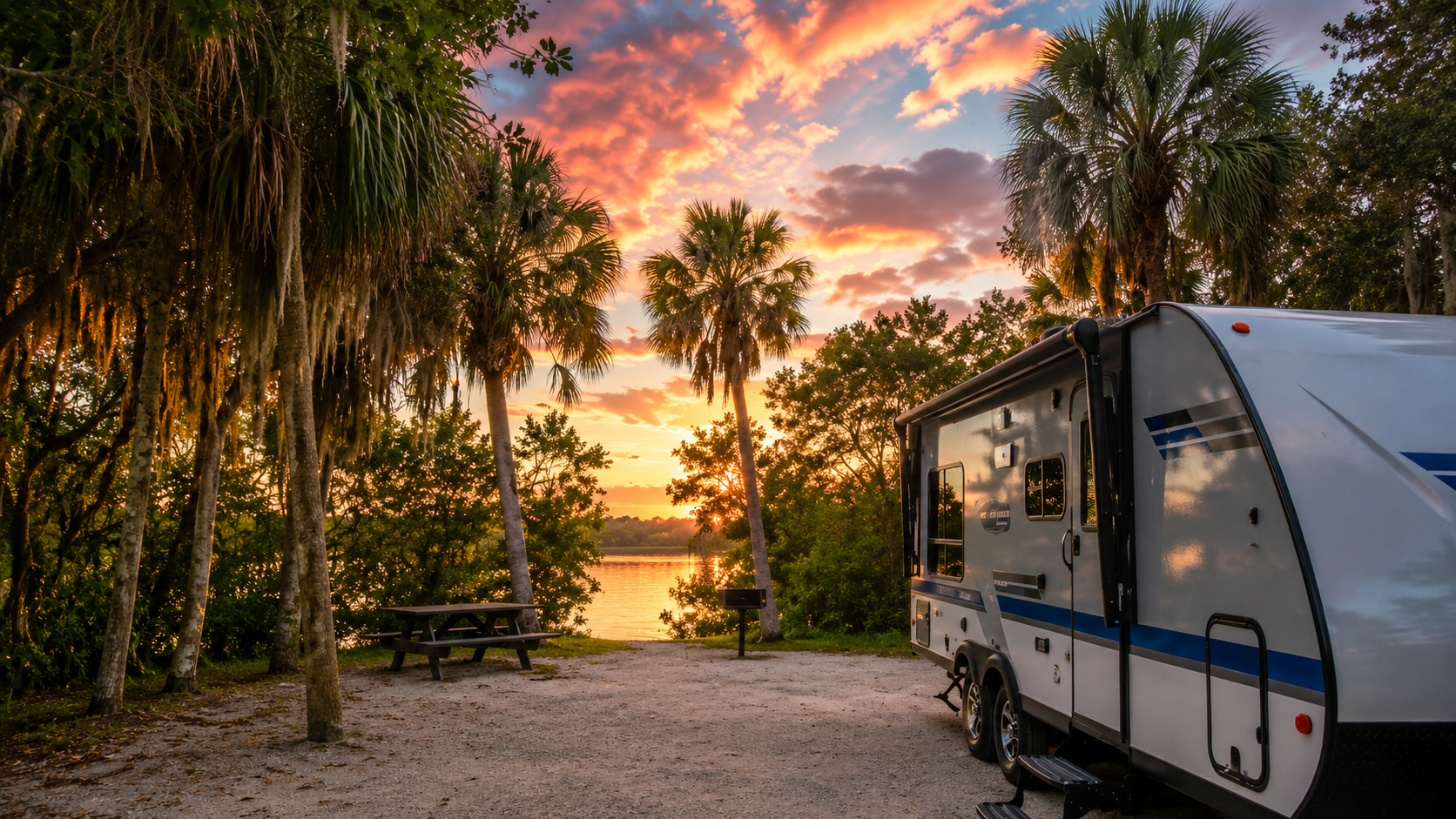 camping site in fort desoto state park in st pete beach