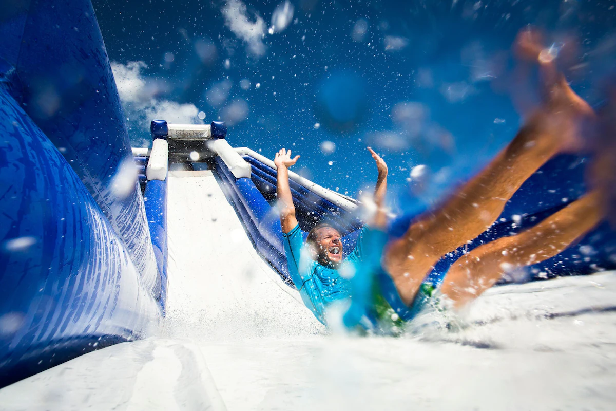 Tradewinds resort water slide
