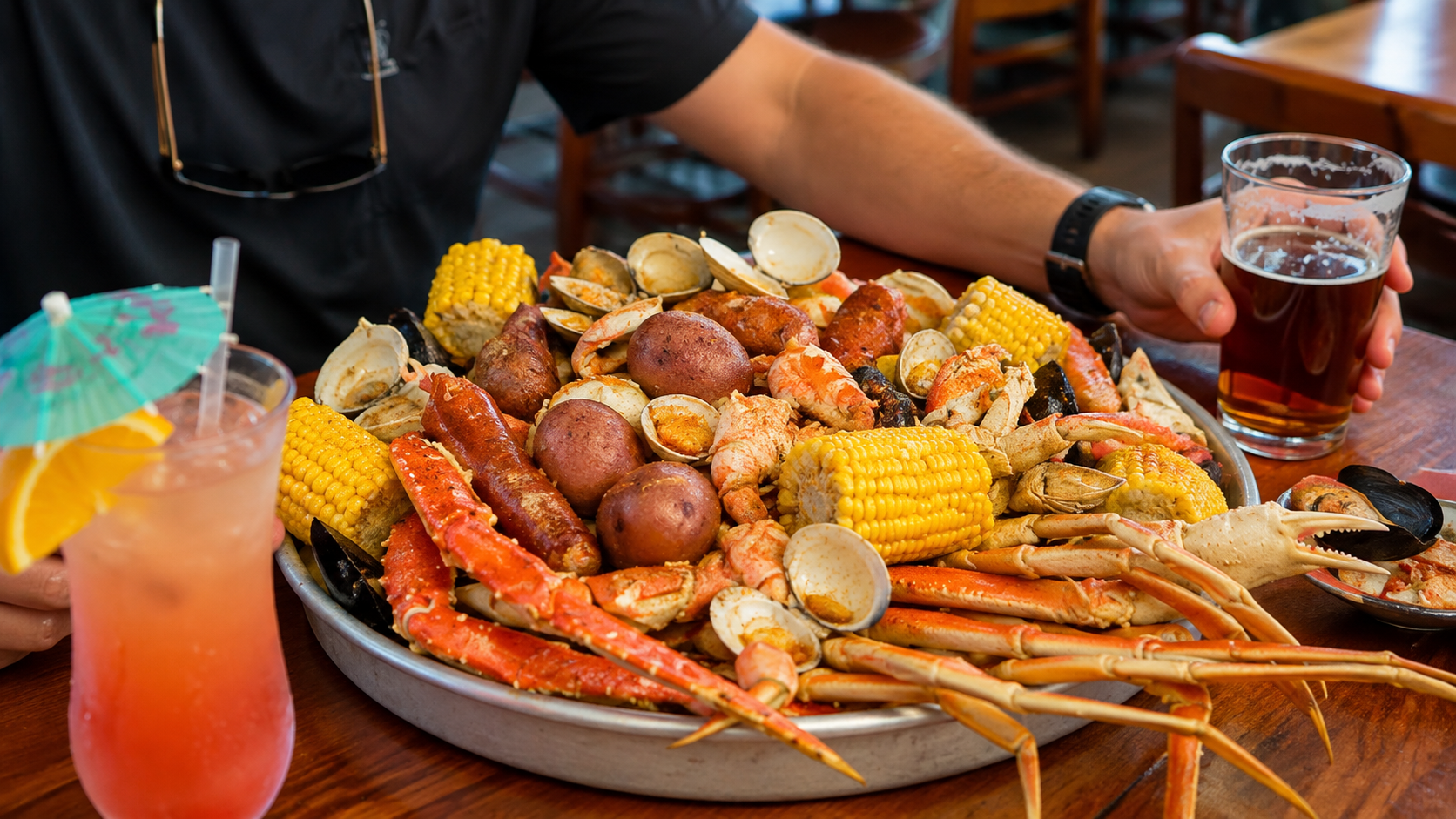 Seafood platter