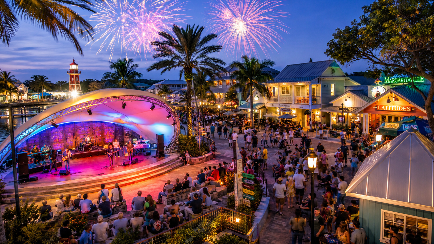 Harbor village walk in Destin