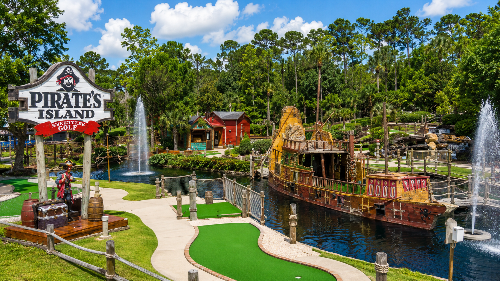 Pirate's Island Adventure Golf in Gulf Shores