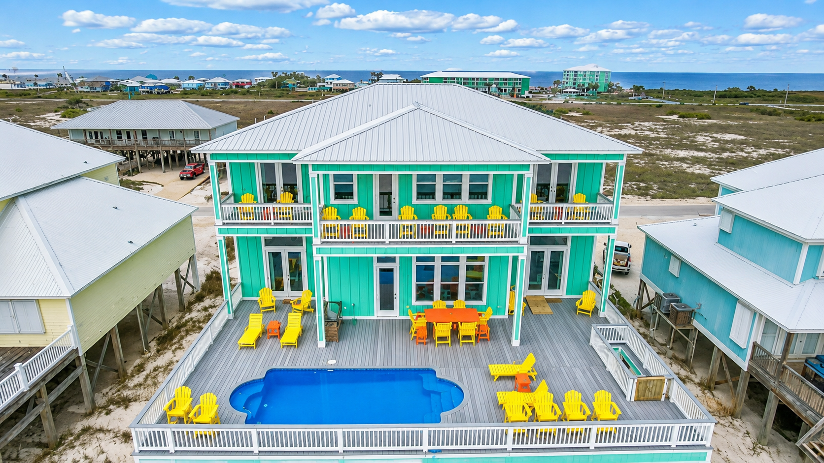 Vacation rental home with a pool