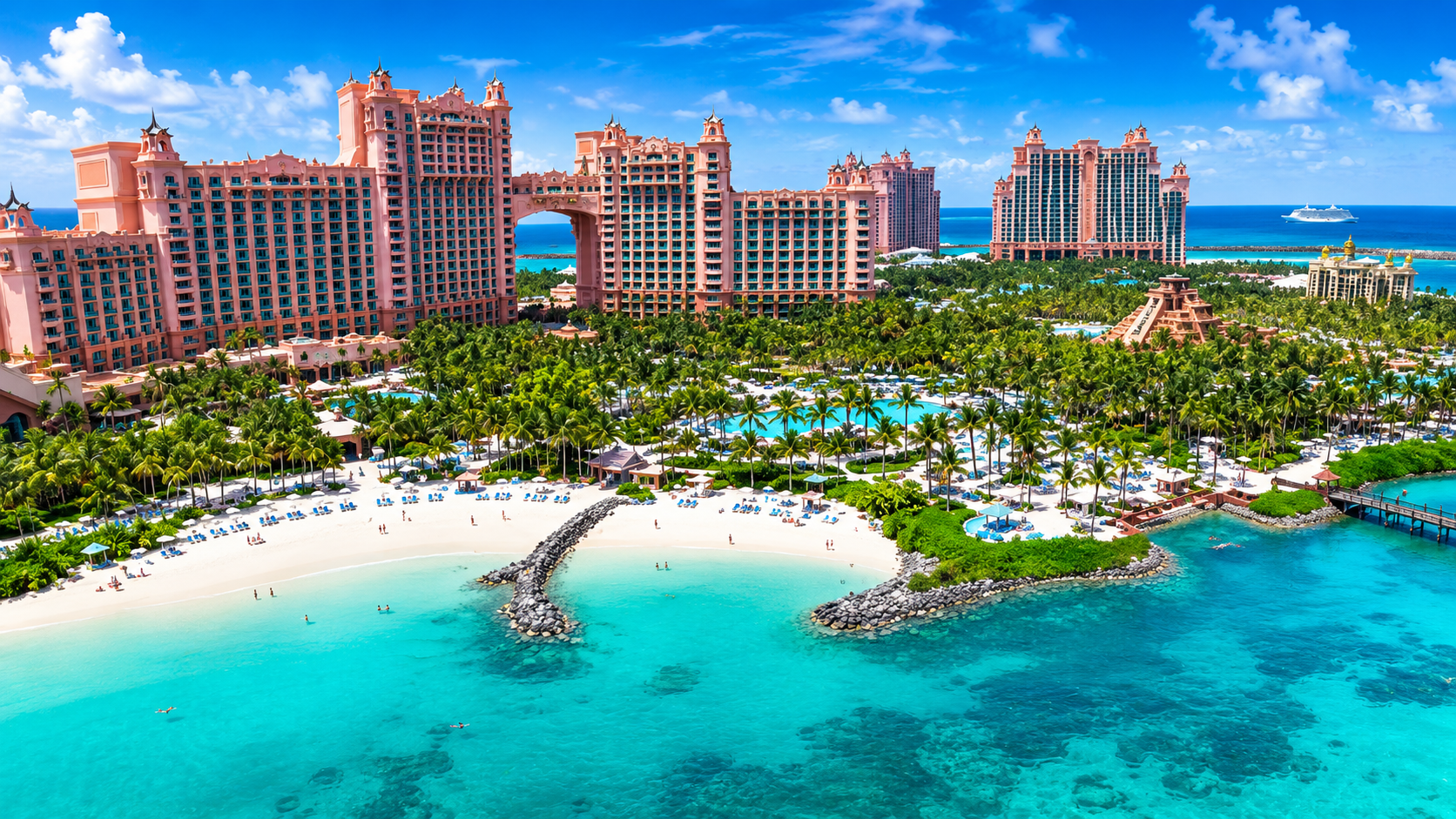 Paradise island with Atlantis resort