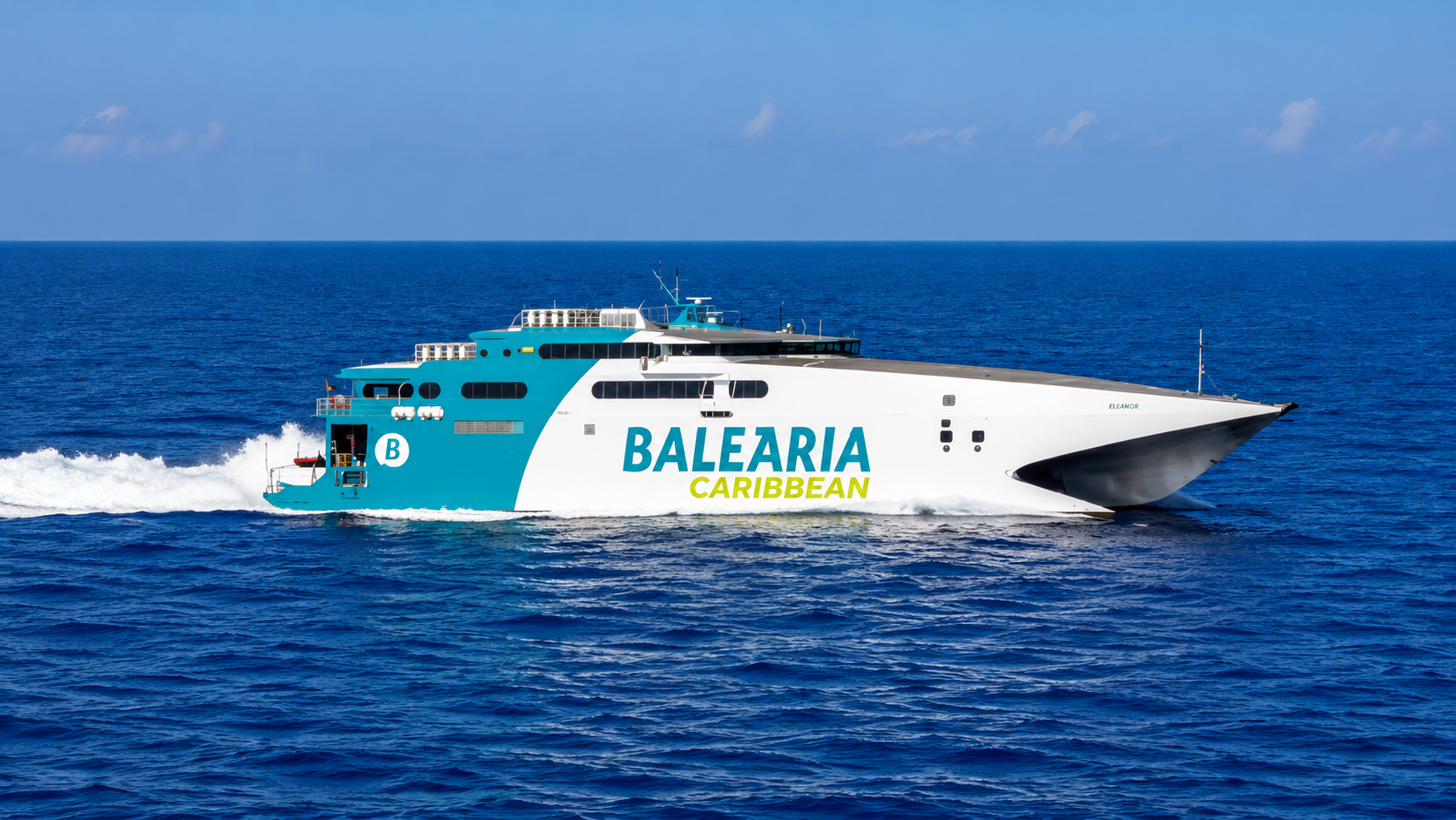 Intra island ferry in the Bahamas