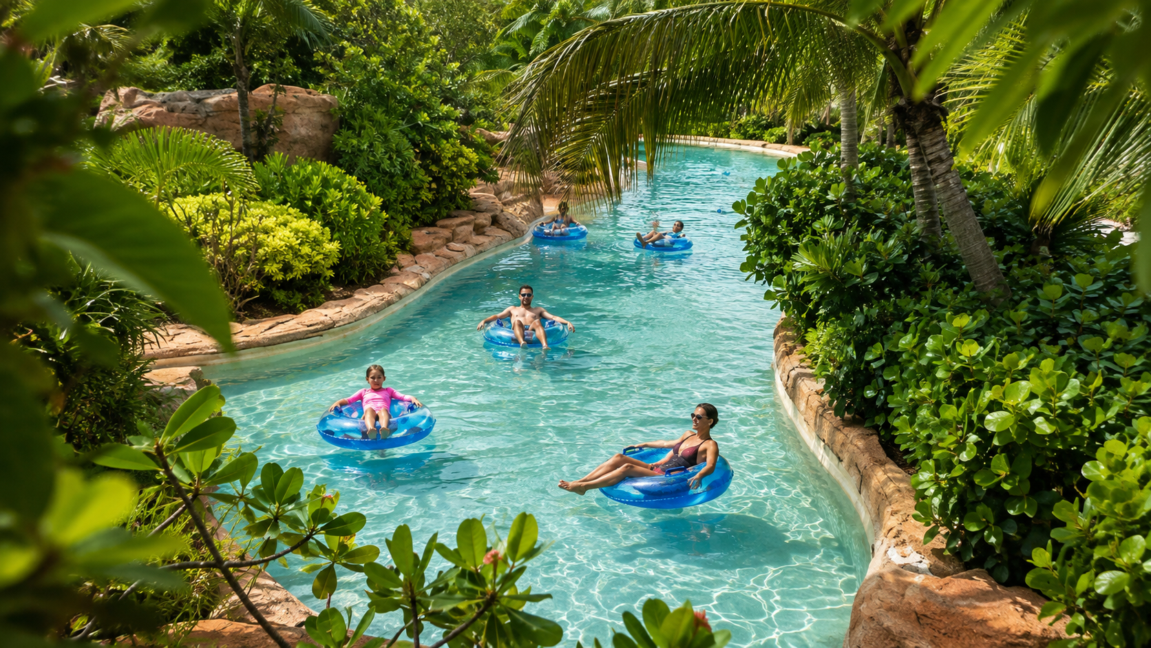The Rapids River in Atlantis hote
