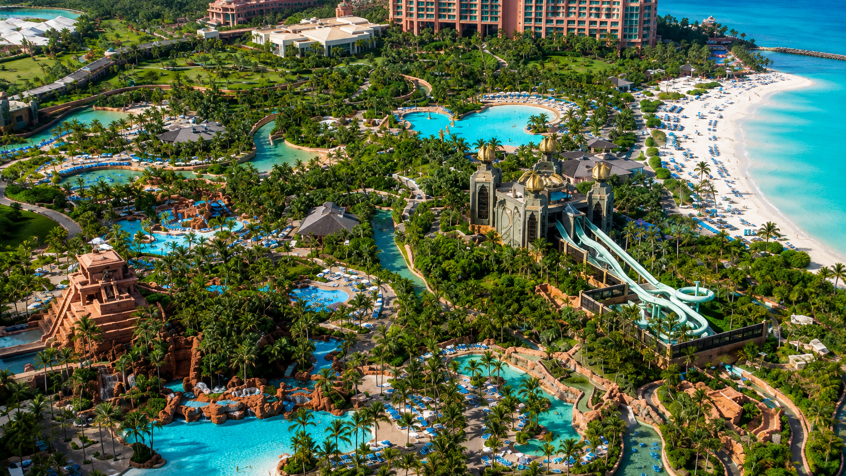 Aquaventure Water park from above