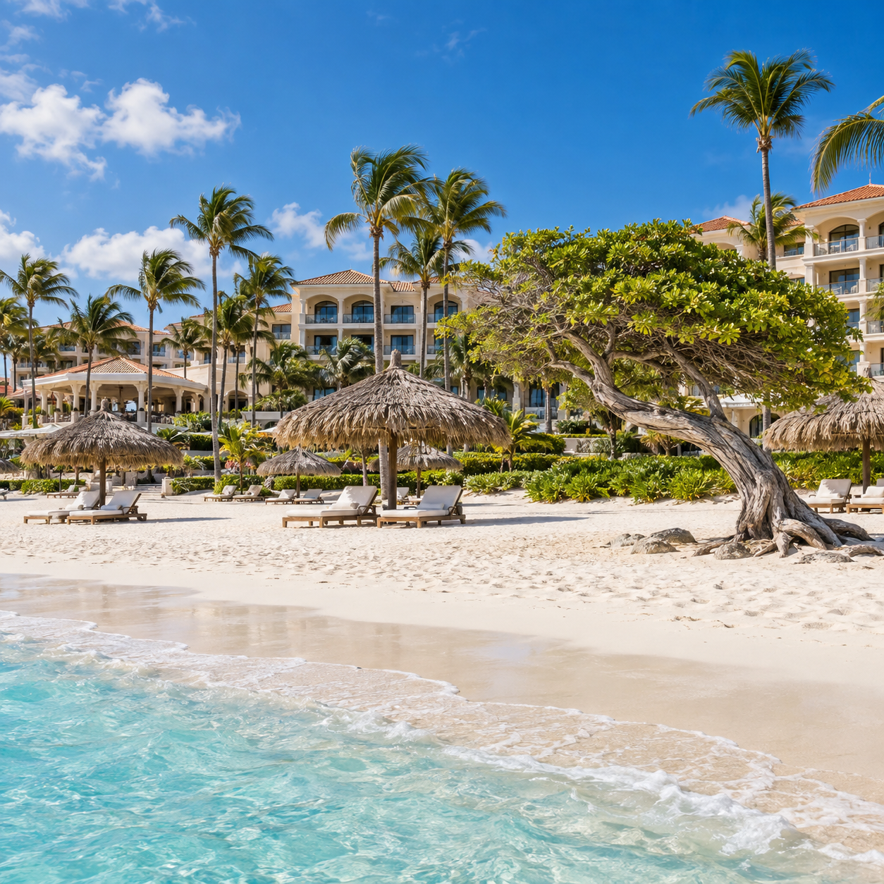Beach resort in Aruba
