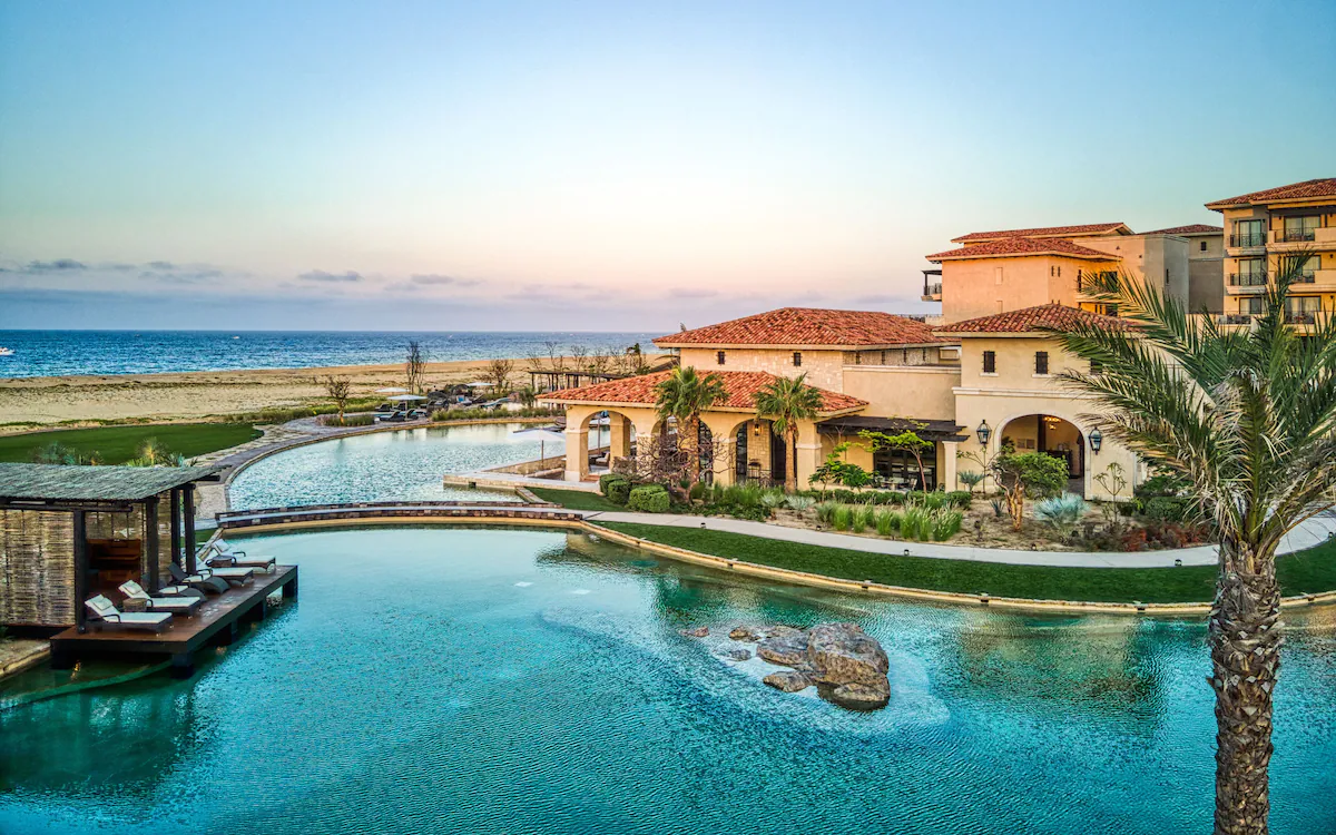 resort grounds ocean side