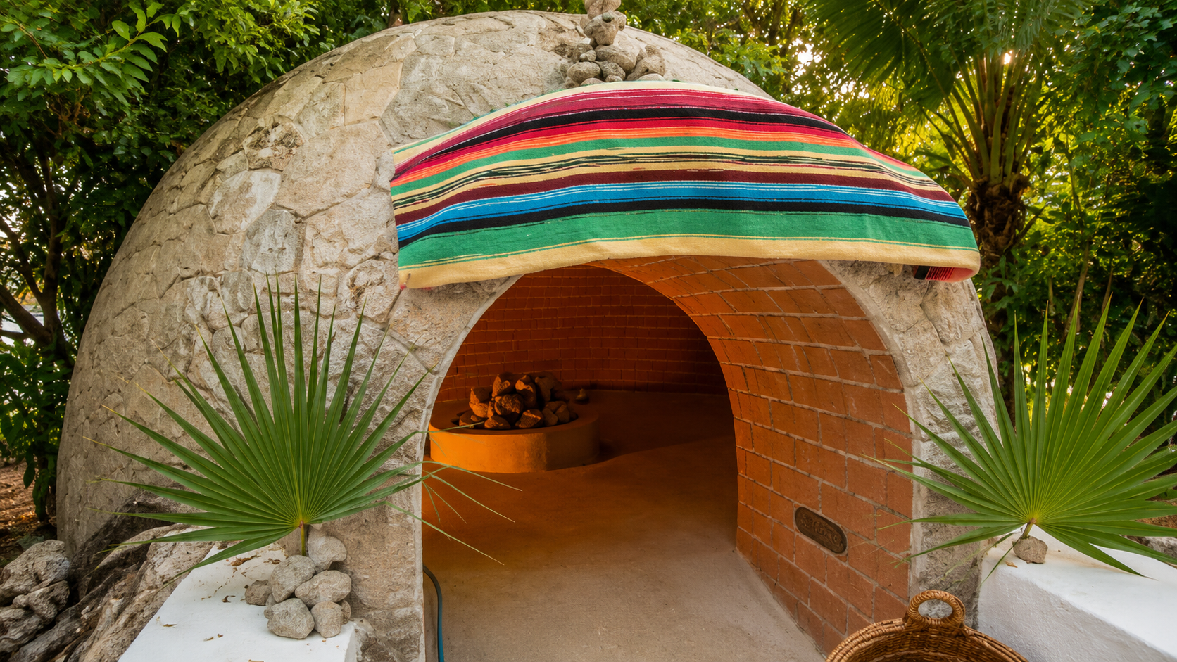 Outdoor sauna