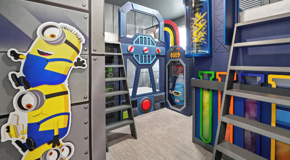 Minion Themed Kids Bedroom