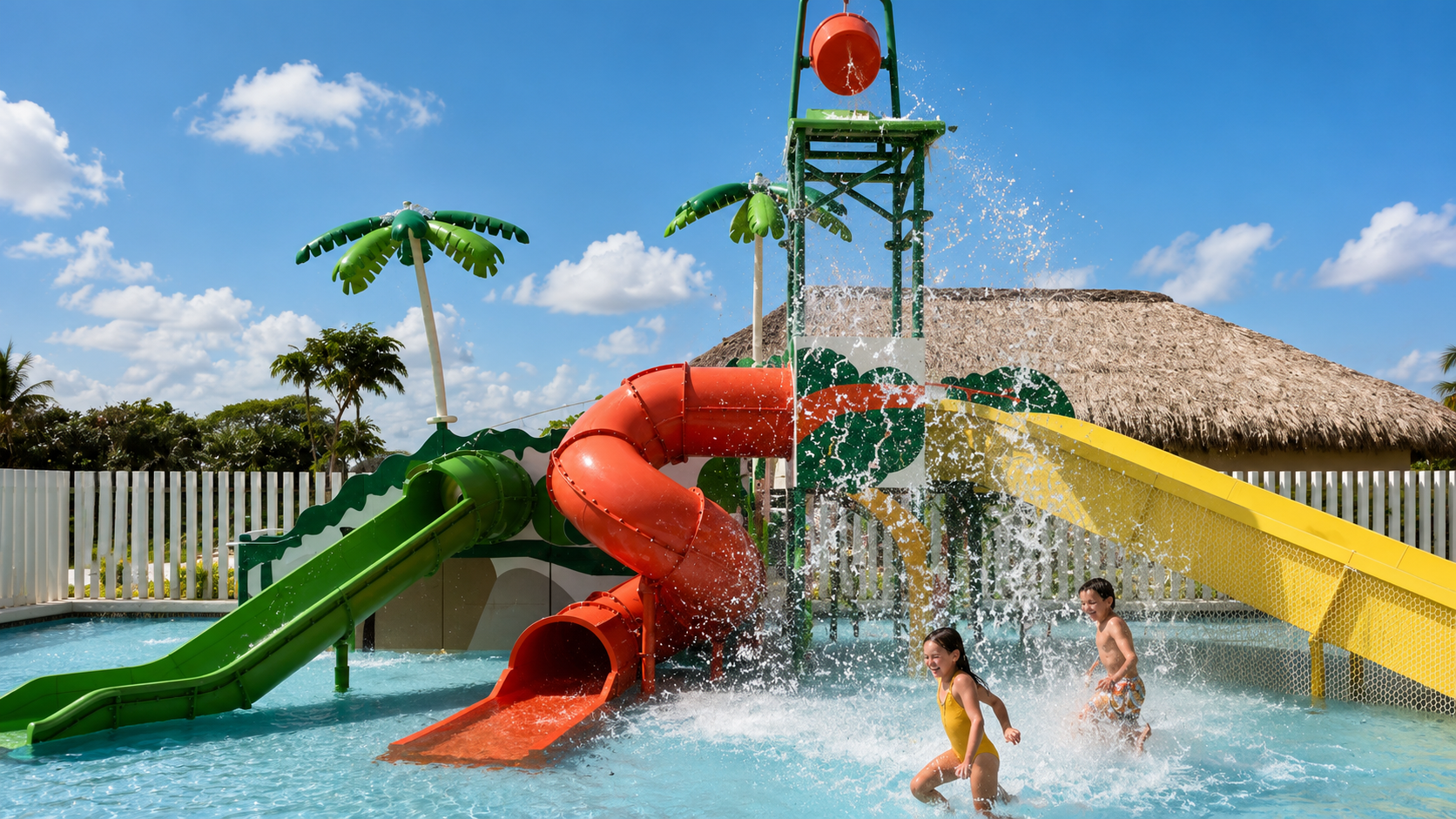 Kids Splash Pad at the resort