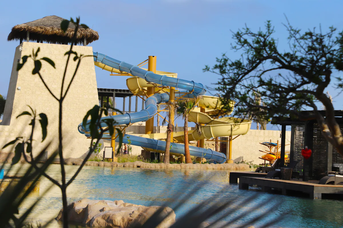 Resort water slides