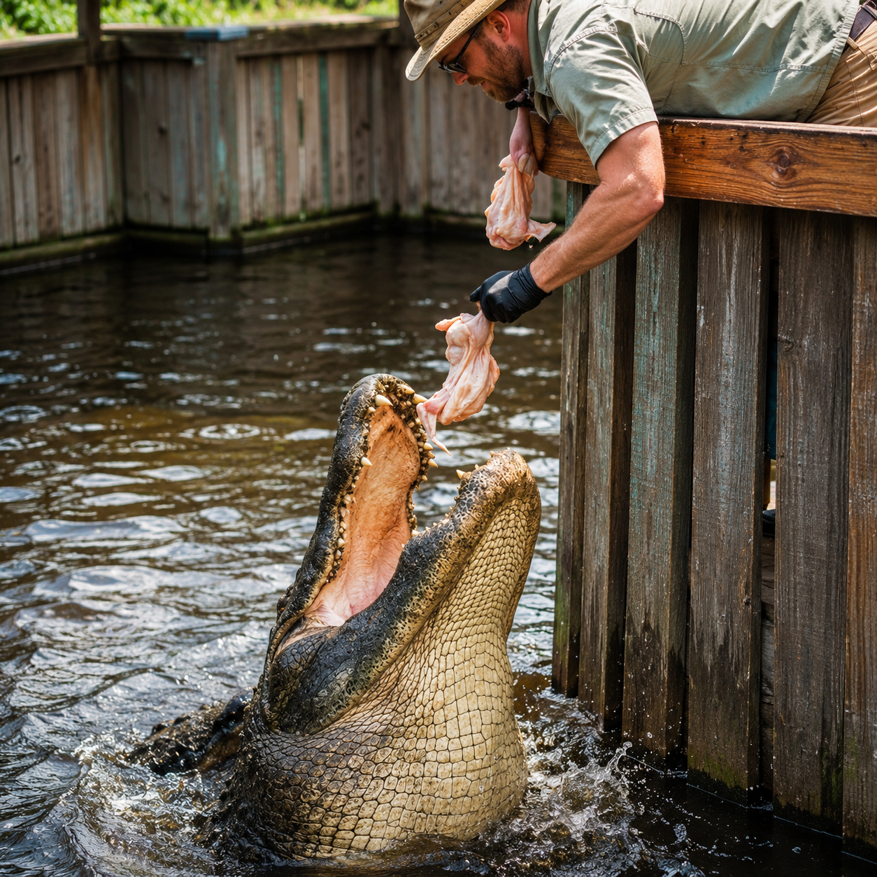 Lunch time at Gatorland