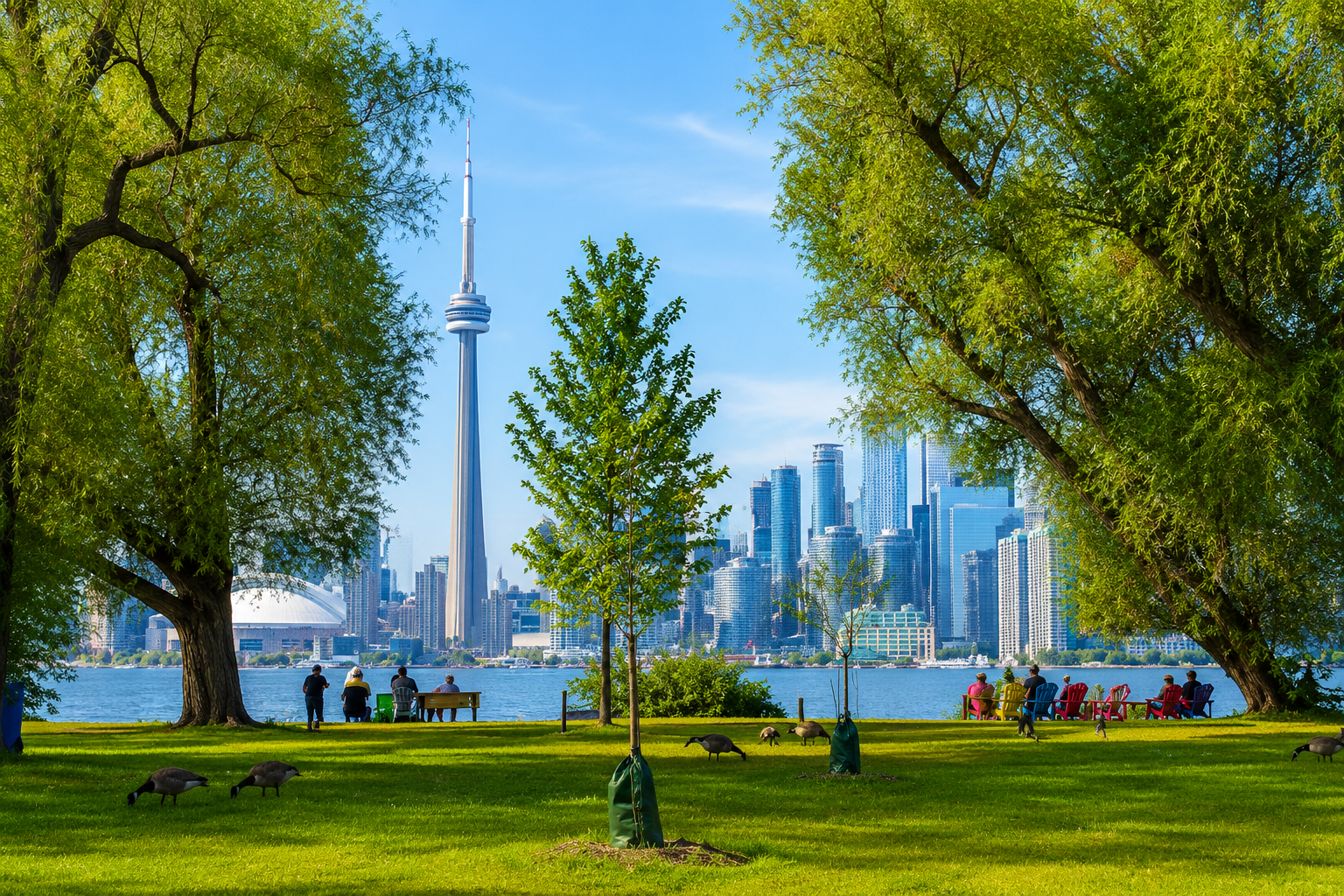 Take the ferry to Toronto Islands