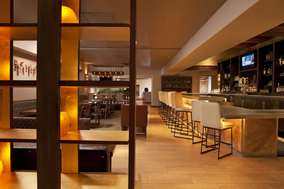 Hotel restaurant and bar