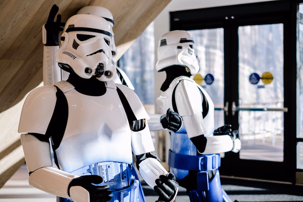 Hotel lobby greeters