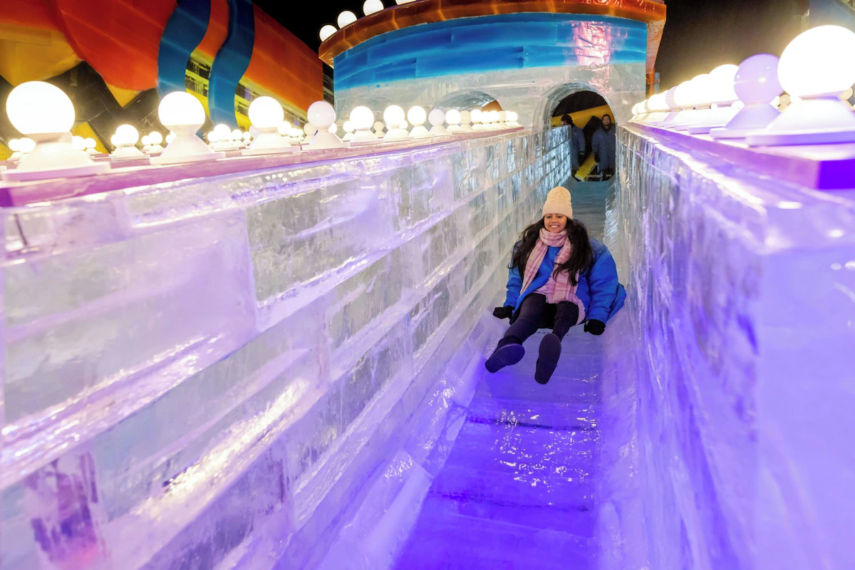 ICE Festival at the resort in December