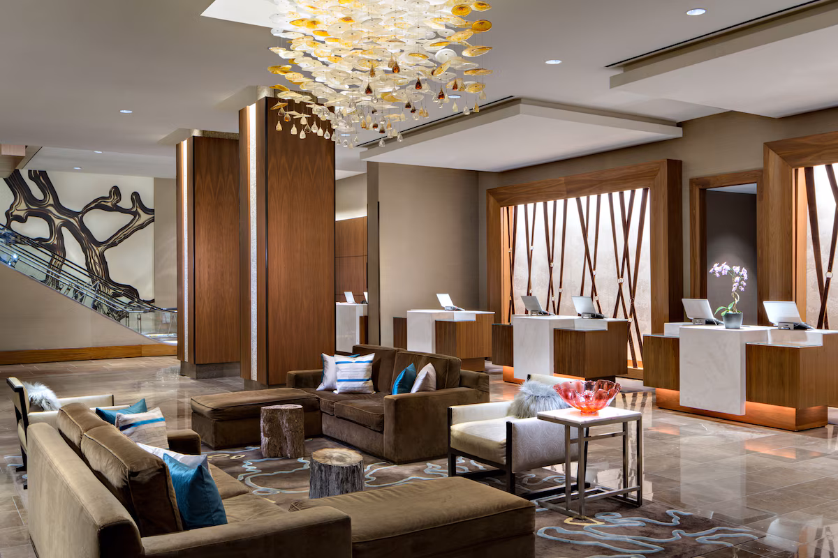 Hotel lobby