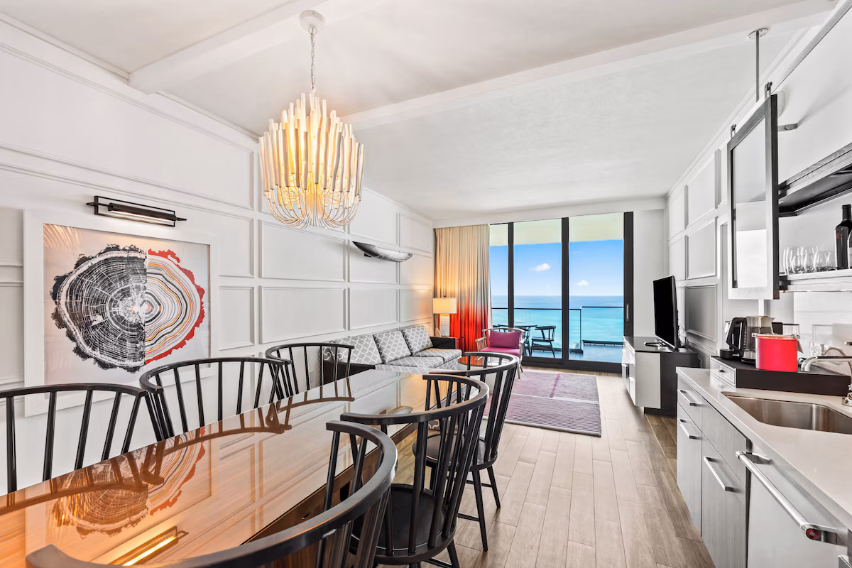 Oceanfront suite