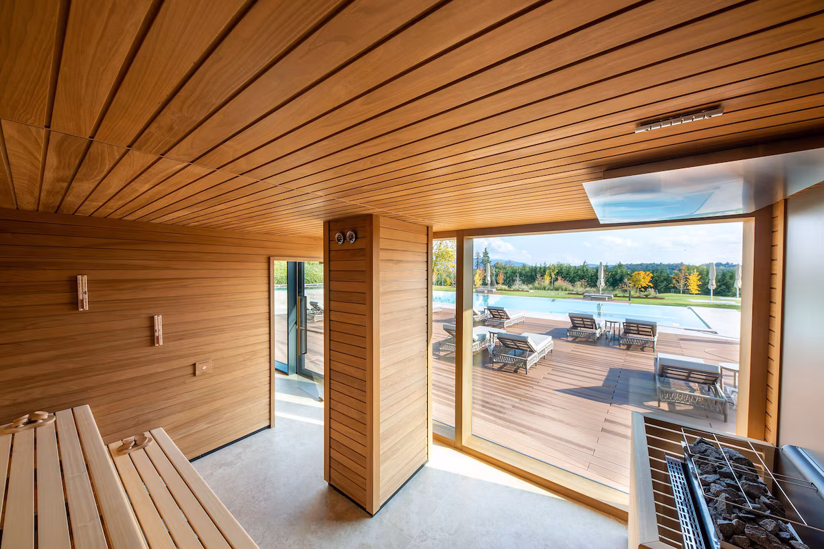 Relax in the resort sauna