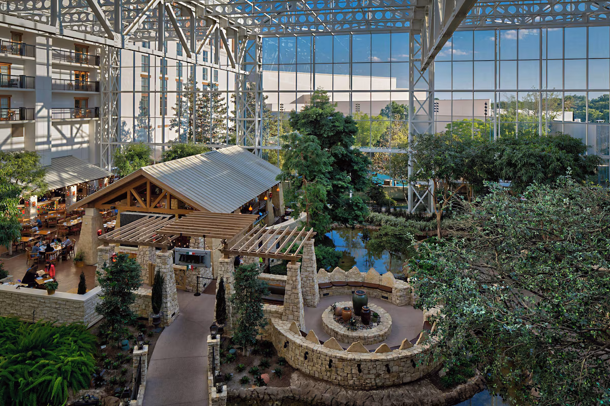 Atrium in side the Resort