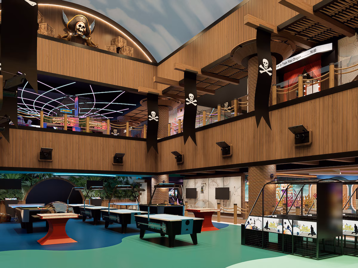 Resort game room