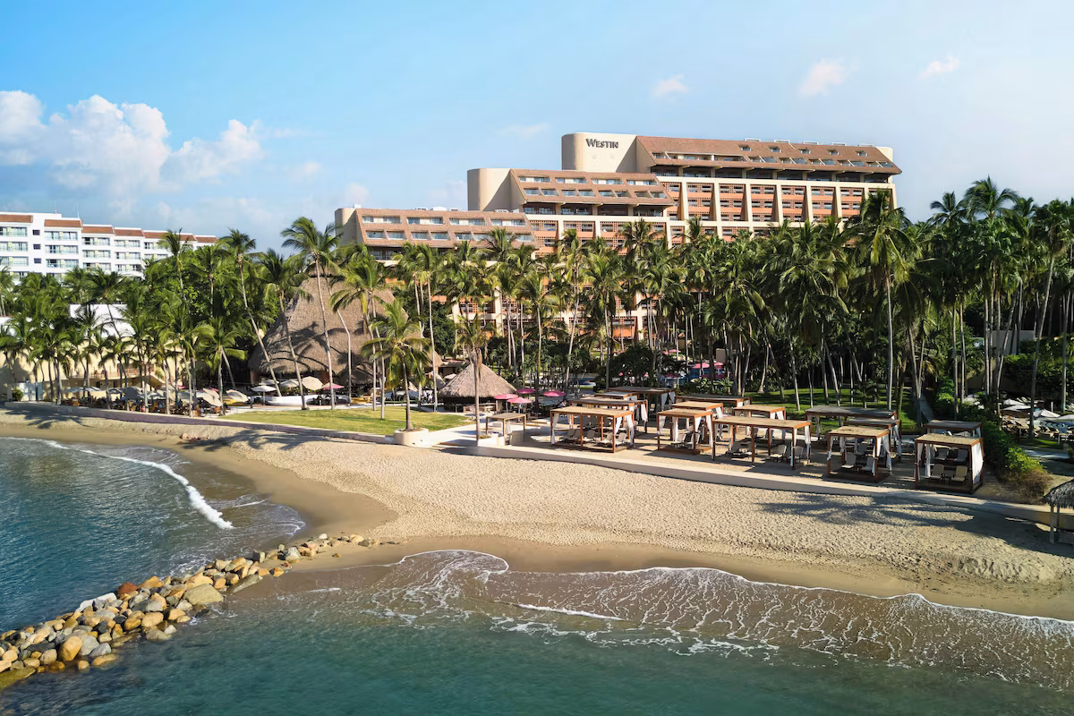 Beach front cabanas