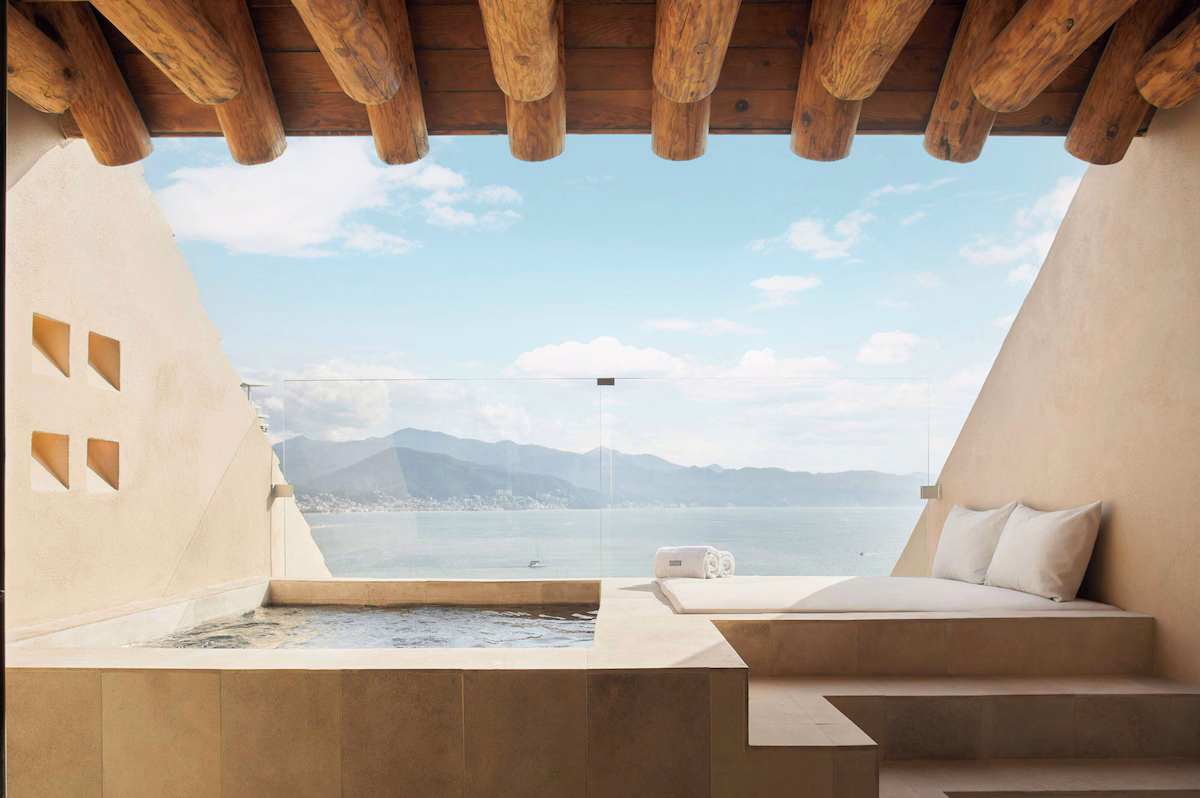 Private balcony with private pool