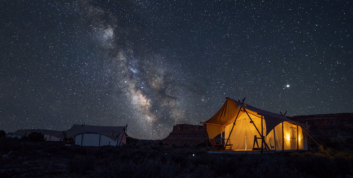 Star gaze at night