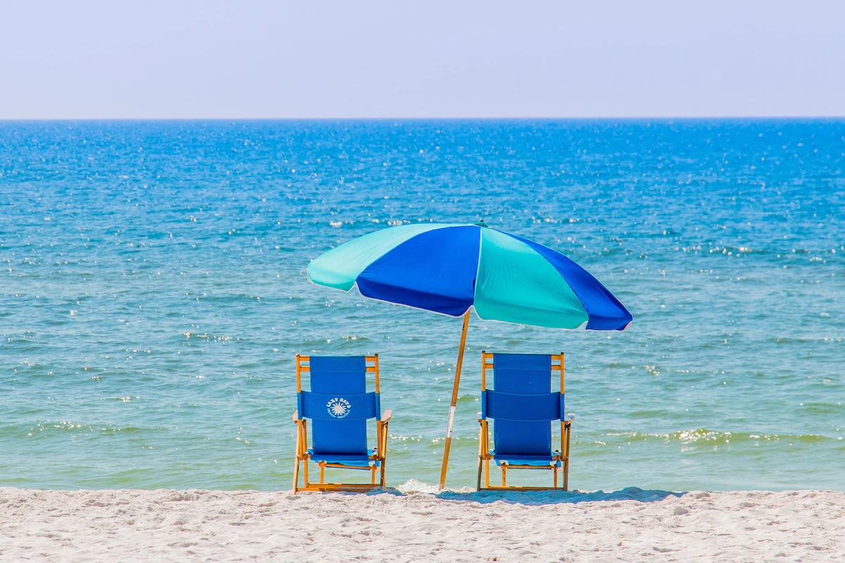 Relaxing day at the beach