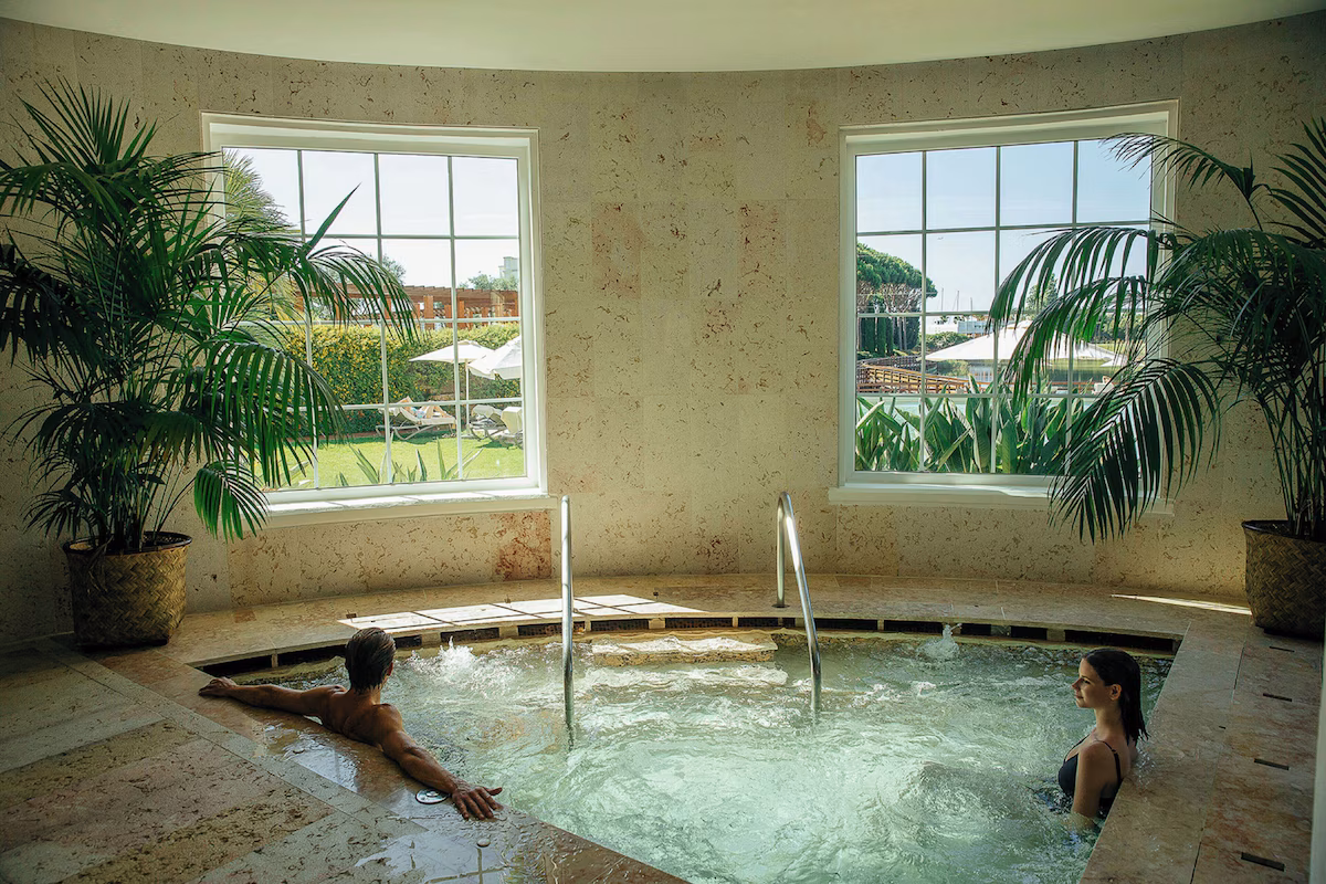 Resort hot tub