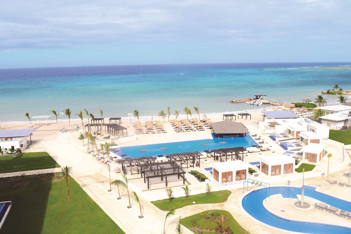 Ocean front resort view