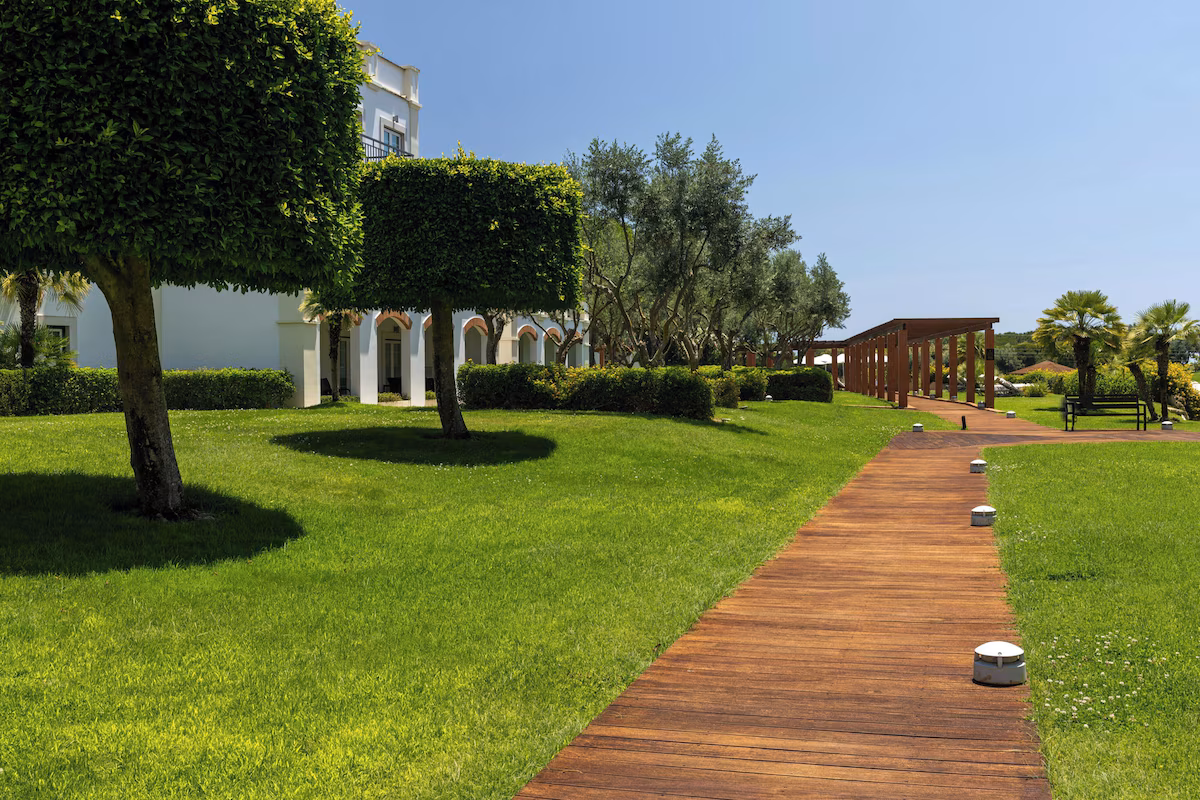 Walk the resort grounds and unwind