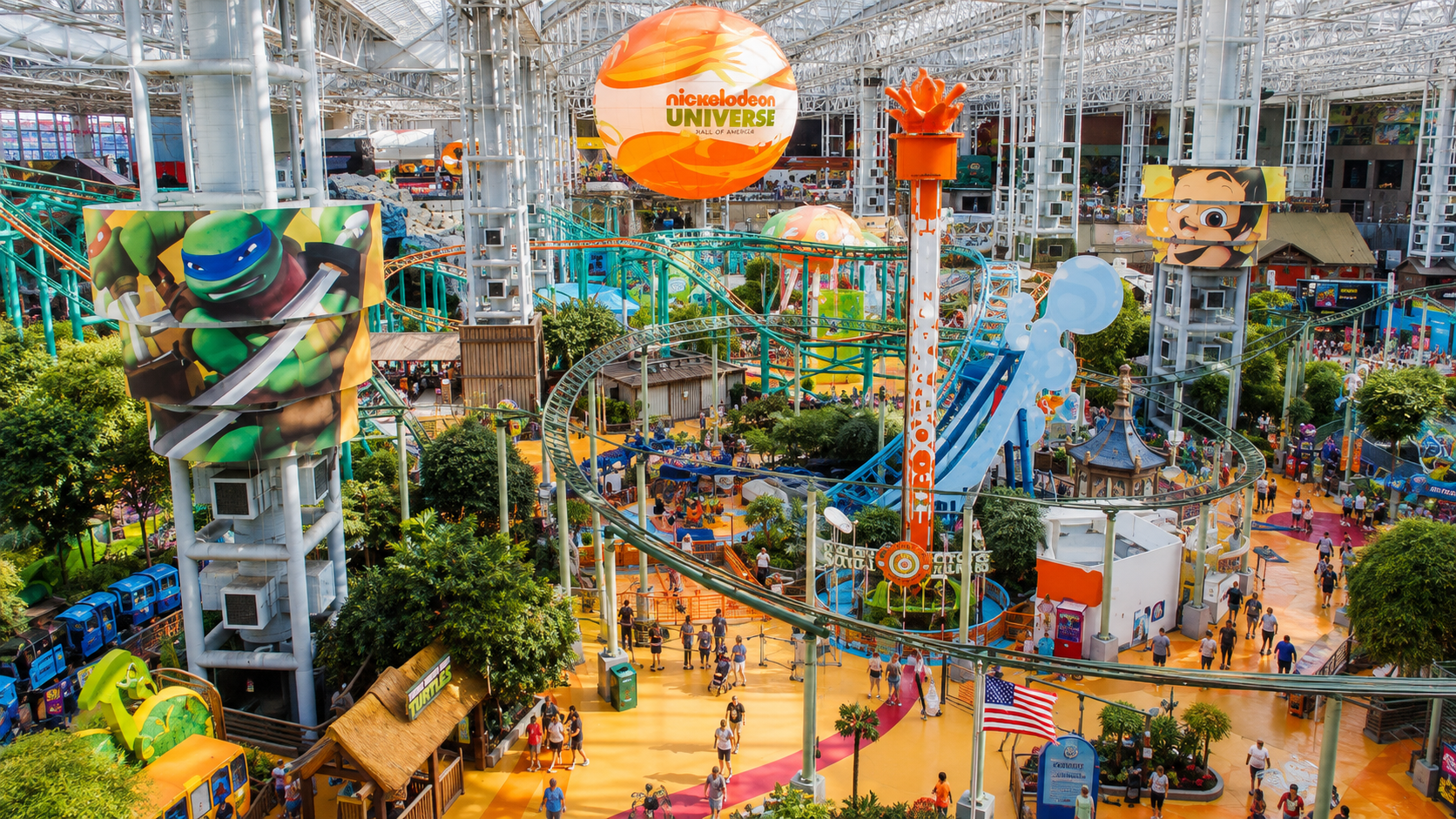 Nickelodeon Universe (inside mall of America)