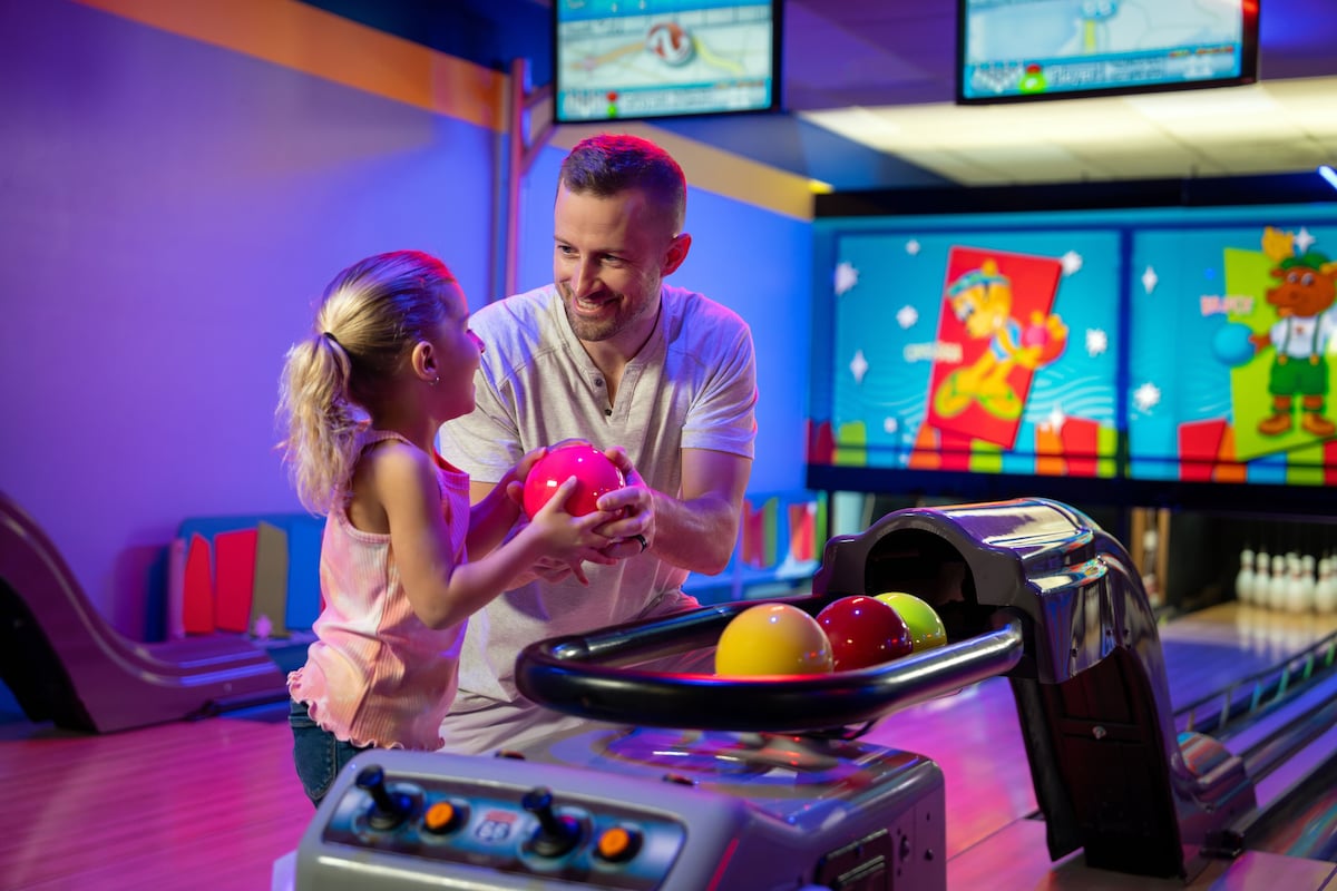 Onsite mini bowling the whole family will love