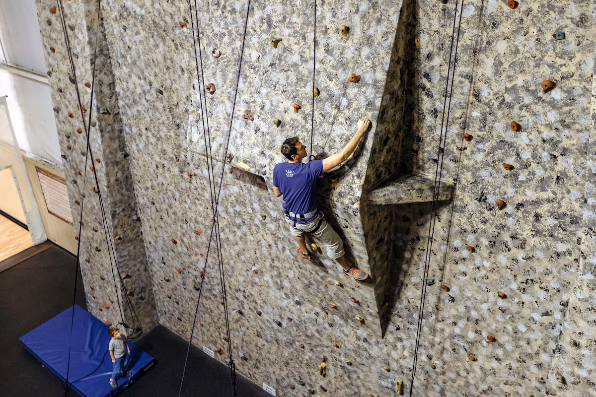 Resort rock climbing