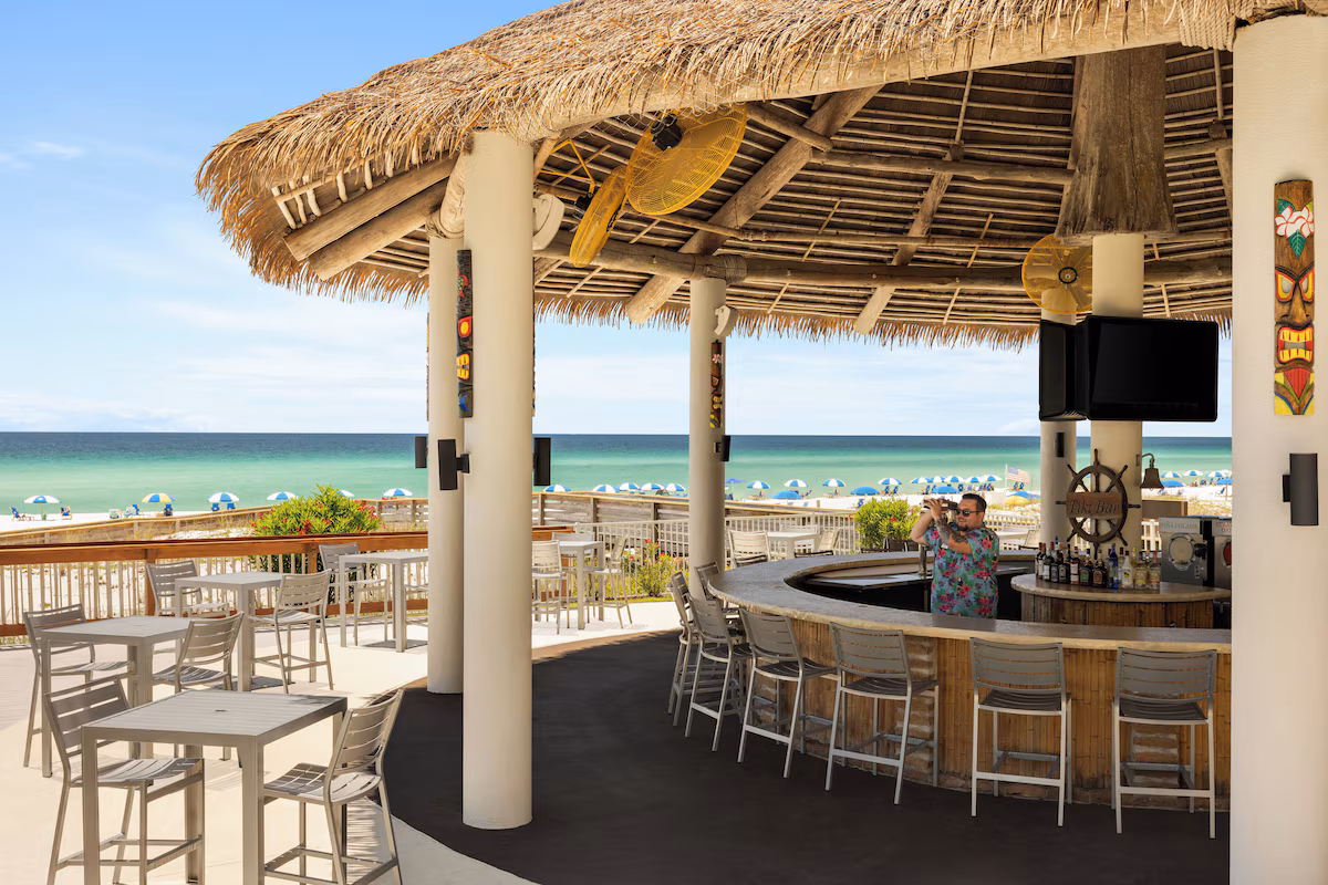 beach bar and restaurant