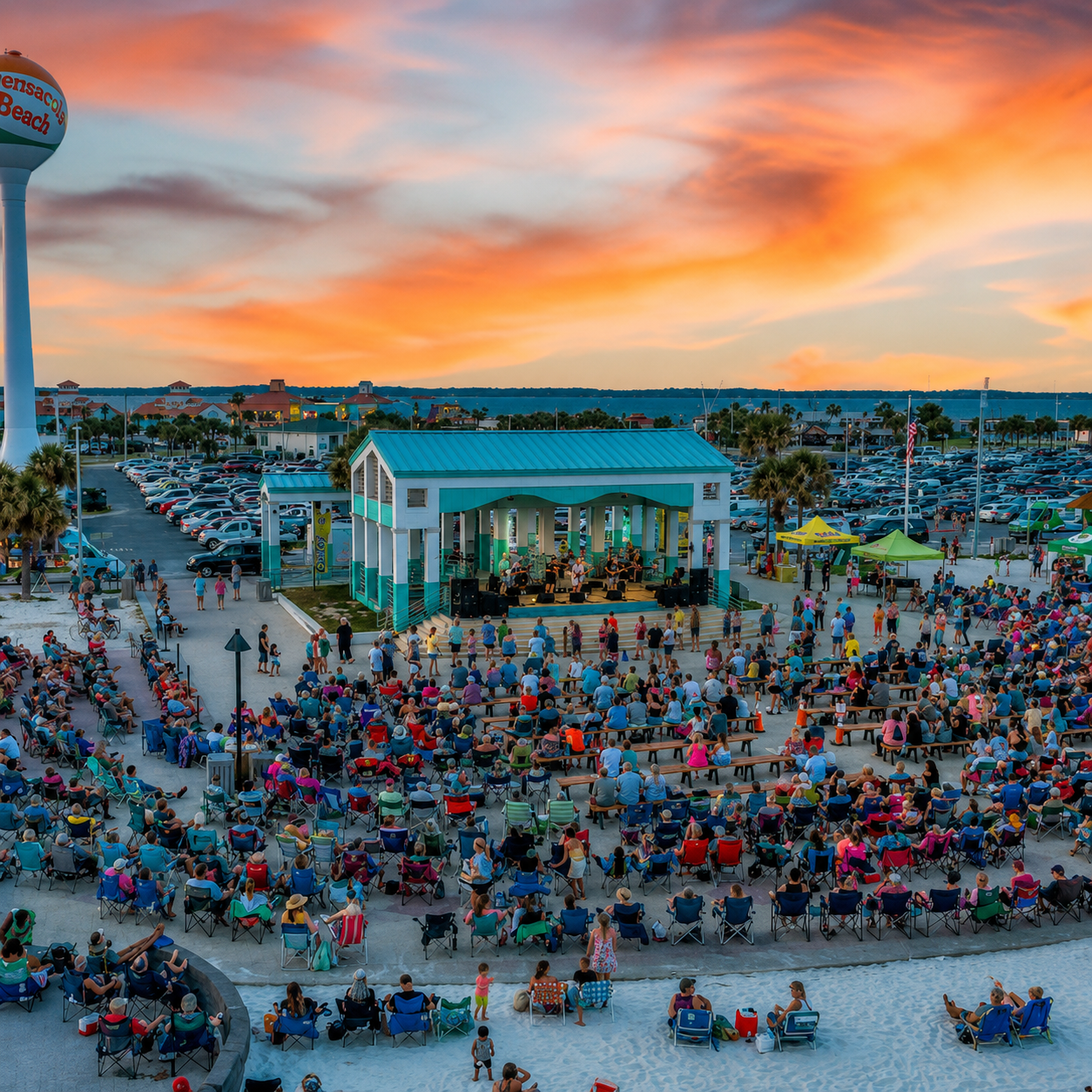 Catch a bands on the beach performance