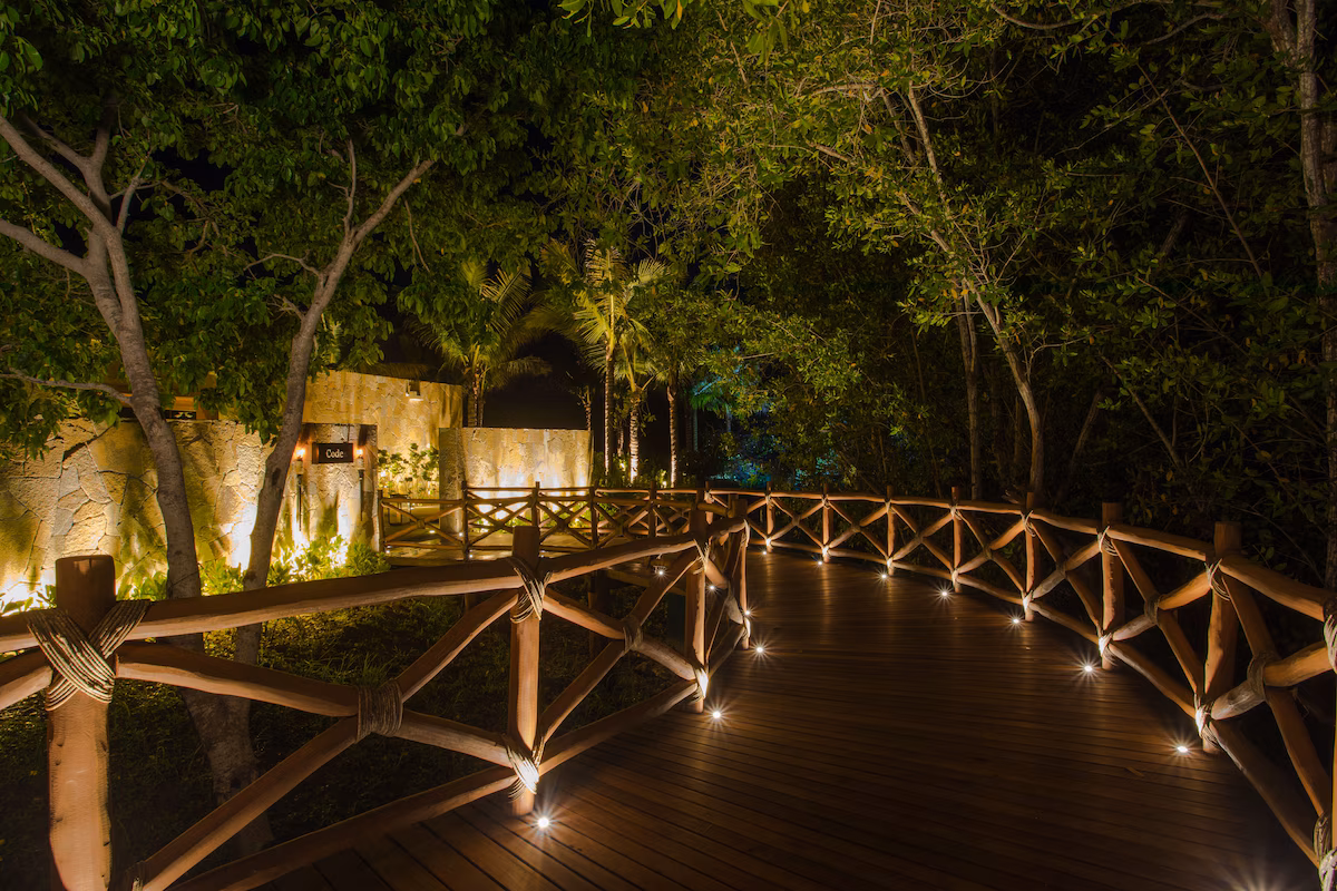 Unwind on your walk to dinner