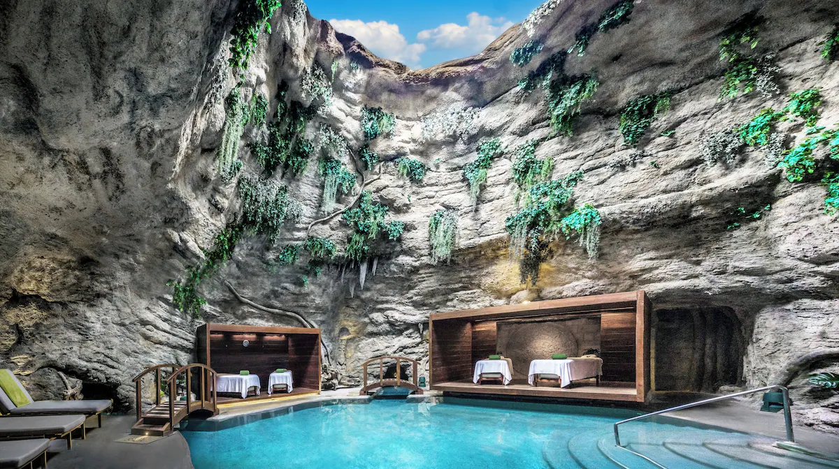 Amazing spa treatment area