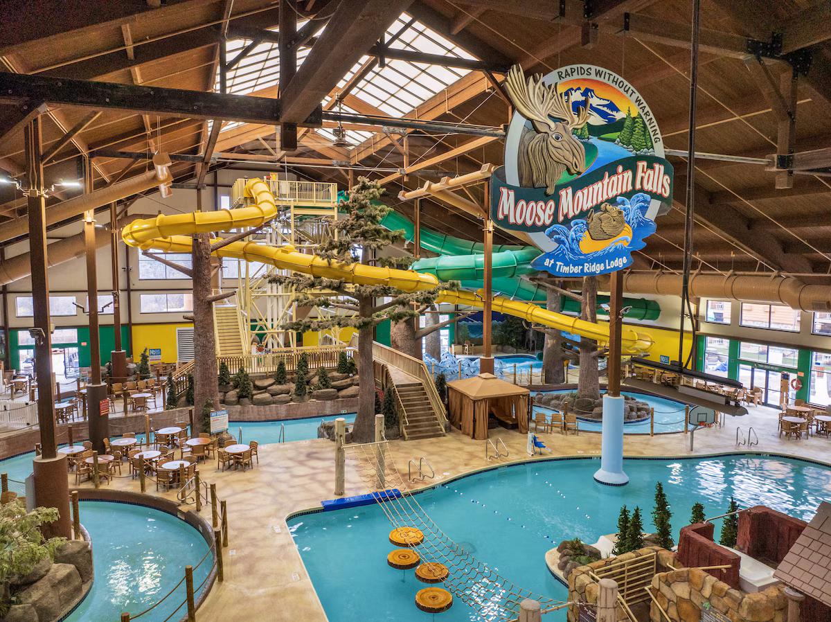 Indoor resort waterpark